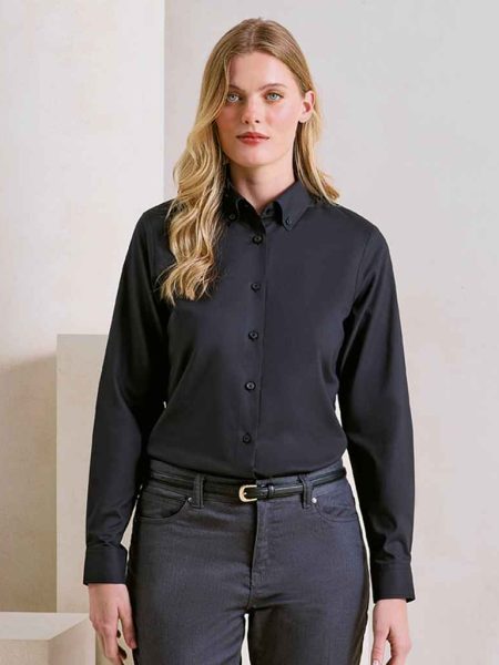 Premier Ladies Supreme Long Sleeve Oxford Shirt