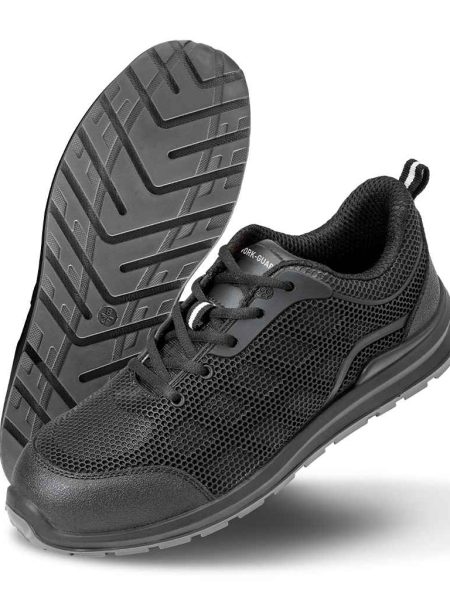Result Work-Guard All Black Safety Trainers
