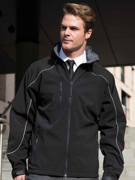 Result Work-Guard Hooded Soft Shell Jacket