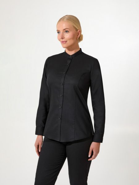 Disley Williams Grandad Collar Blouse